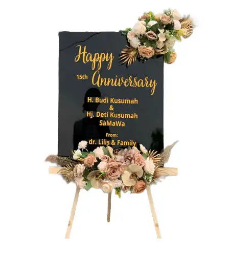 Papan Bunga Akrilik Leuwidingding